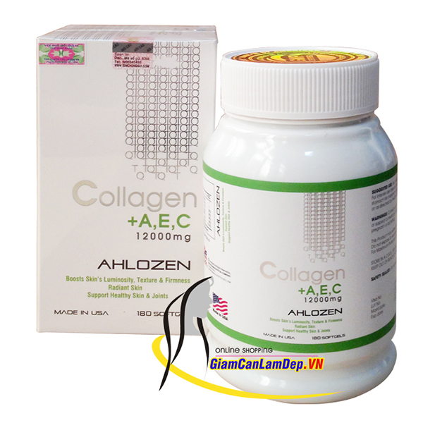 Viên uống Collagen AEC Mỹ 180 viên giá chỉ 499.000 VNĐ