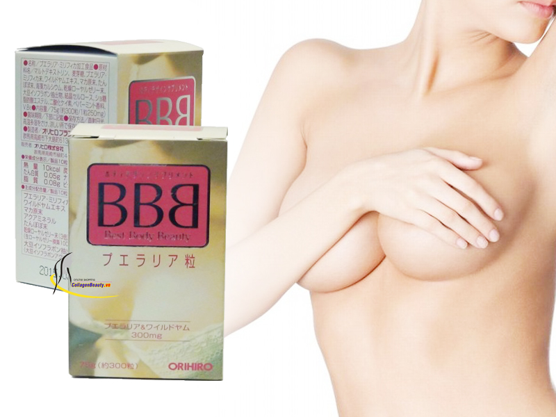 Thuốc uống nở ngực Best Beauty Body Orihiro 300 viên làm tăng và điều hòa các yếu tố nội tiết nữ và làm giảm những triệu chứng hậu đoạn kinh.