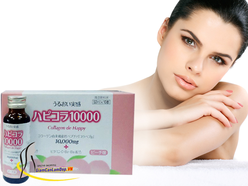 Collagen De Happy 10000mg của Nhật Bản chậm quá trình lão hóa của cơ thể