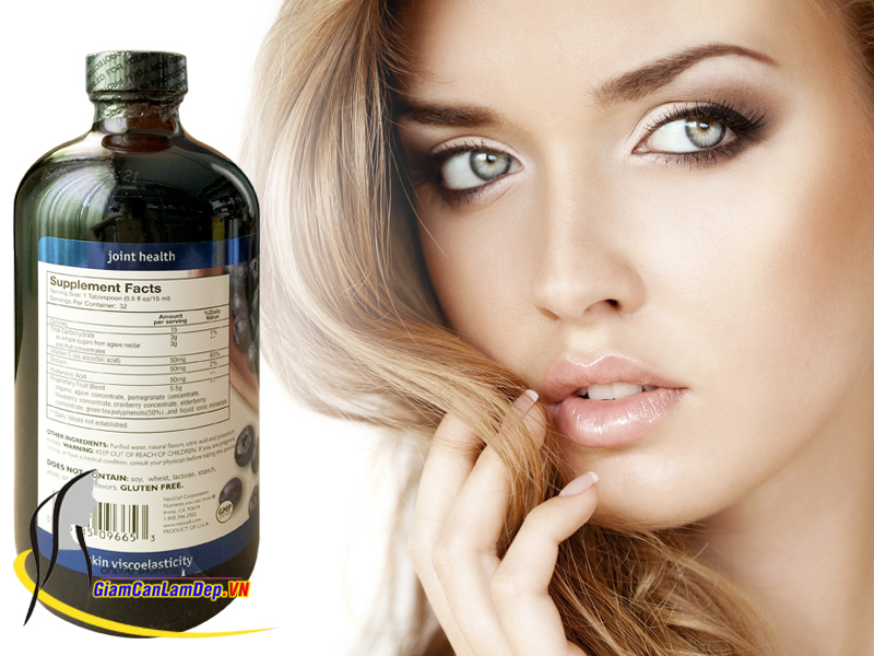 Hyaluronic Acid Blueberry Liquid Neocell hỗ trợ cải thiện trí nhớ và duy trì thị lực