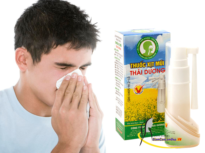 Thuốc xịt mũi Thái Dương dùng cho người bị ngứa mũi, khô mũi, sổ mũi, cảm giác khó chịu ở mũi