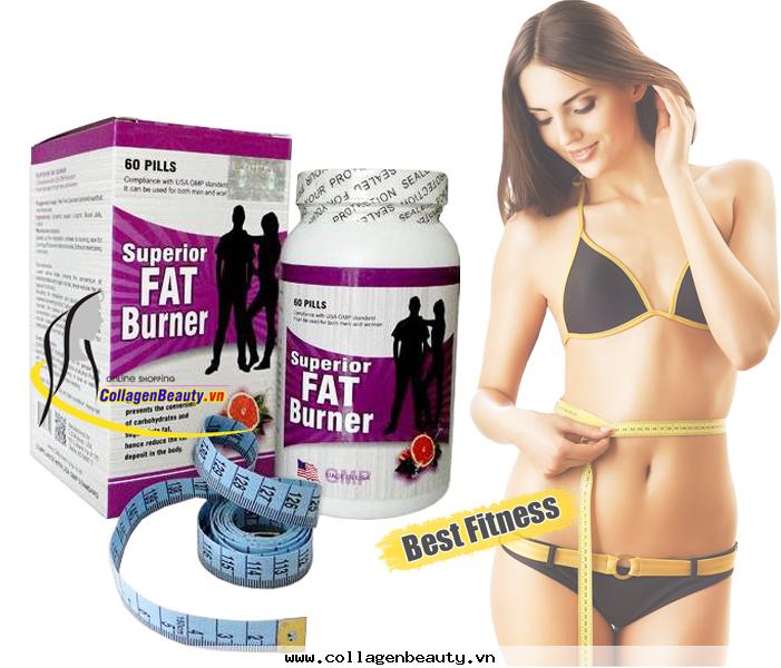 Superior Fat Burner - Sản phẩm hỗ trợ giảm cân nhanh trong 1 tháng rất hiệu quả và an toàn, không có tác dụng phụ.