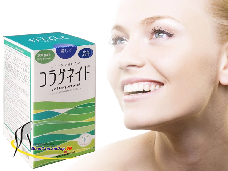 Nitta Japan Collagenaid tăng độ ẩm cho da đồng thời giảm nếp nhăn