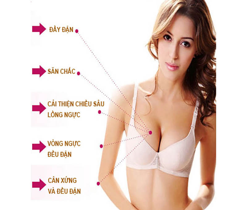 Kem nở ngực Thái Lan mang đến vẻ đẹp của đôi nhũ hấp dẫn một cách tự nhiên nhất