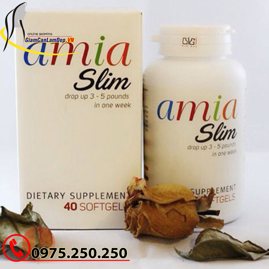 Amia Slim với thành phần là các loại thảo mộc tự nhiên được kiểm định chất lượng nghiêm ngặt tại Mỹ