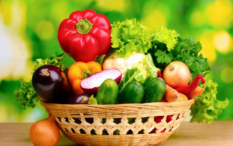 Rau củ và hoa quả là một trong những thực đơn giảm cân 1 tuần 2kg tuyệt vời