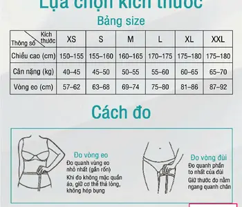 Cách chọn size gen định hình nịt bụng toàn thân sau hút mỡ chuẩn – tránh mua sai