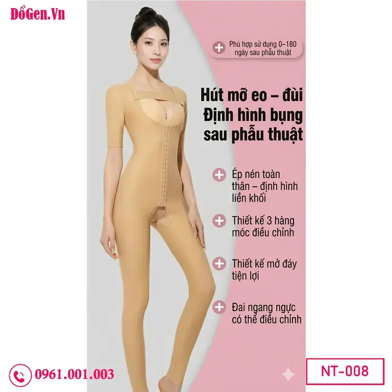 Bí Quyết Siết Form Chuẩn S-Line: Đồ Gen Định Hình Toàn Thân Sau Phẫu Thuật NT-008 Bí Quyết Siết Form Chuẩn S-Line: Đồ Gen Định Hình Toàn Thân Sau Phẫu Thuật NT-008
