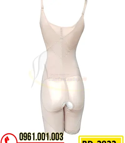 Bộ Đồ Lót Gen Định Hình Liền Thân Thu Gọn Vòng Eo, Vòng Đùi (Cod: BD- 2822)