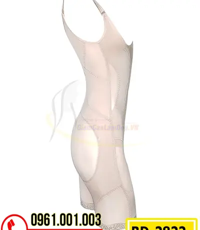 Bộ Đồ Lót Gen Định Hình Liền Thân Thu Gọn Vòng Eo, Vòng Đùi (Cod: BD- 2822)