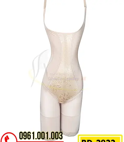 Bộ Đồ Lót Gen Định Hình Liền Thân Thu Gọn Vòng Eo, Vòng Đùi (Cod: BD- 2822)