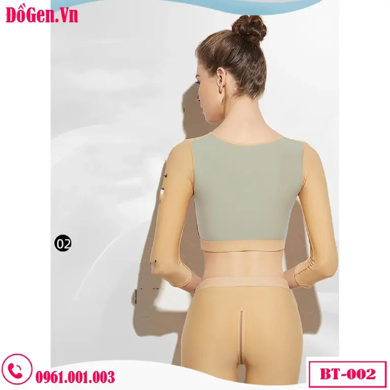 Gen Nịt Bắp Tay Lưng Định Hình Vòng 1 Sau Phẫu Thuật Hút Mỡ – Mã BT-002