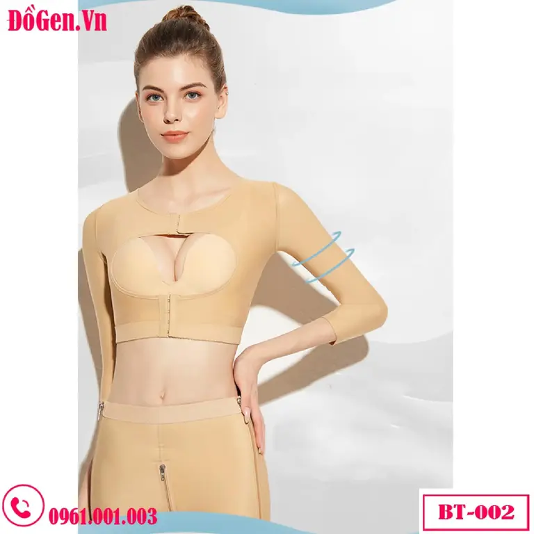 Gen Nịt Bắp Tay Lưng Định Hình Vòng 1 Sau Phẫu Thuật Hút Mỡ – Mã BT-002