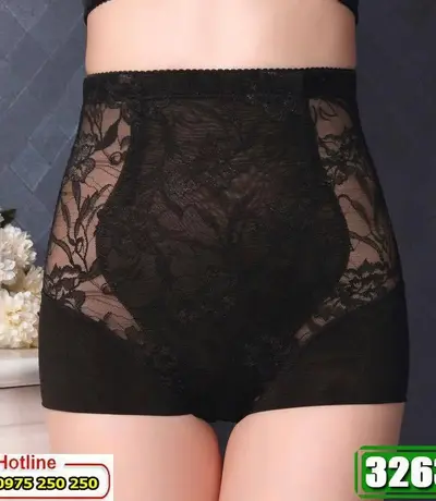 Quần Gen Nịt Bụng Chống Cuộn - Màu Đen (Cod: 3263)