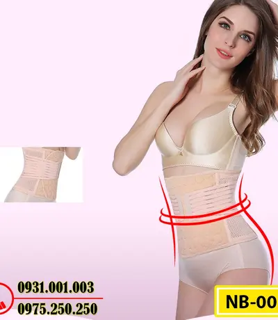 Gen Nịt Bụng Định Hình Kiểu Dán Tiện Lợi Thu Nhỏ Vòng Eo (Cod: NB-001)