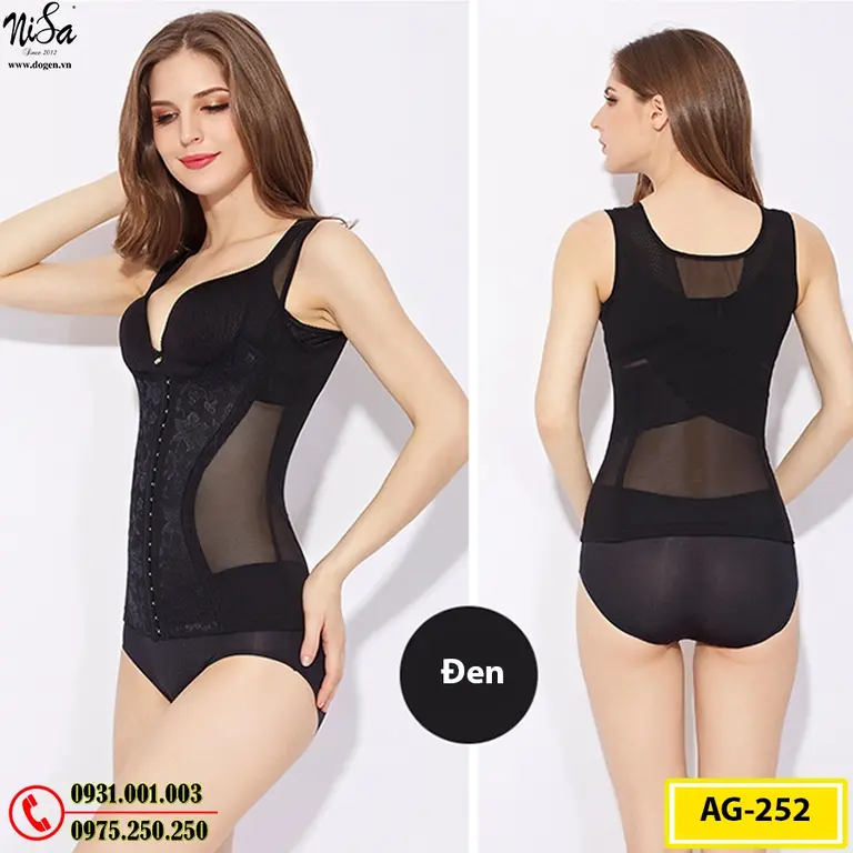 Áo Lót Gen Định Hình Dành Cho Người Có Vòng Eo Không Như Ý (Cod: AG-252)