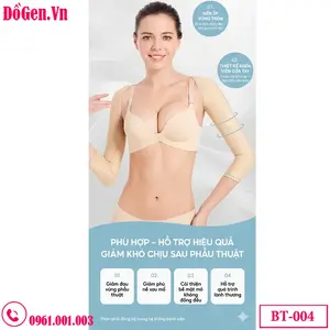 Áo Gen Tay Lỡ Che Mỡ Nách, Nâng Ngực Tự Nhiên | BT-004