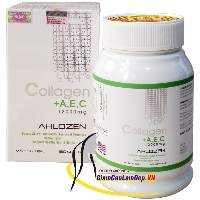 Viên uống Collagen + AEC 12000mg Ahlozen 180 viên Của Mỹ