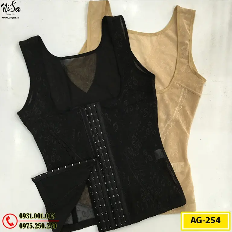 Áo Lót Gen Định Hình Cao Cấp Thu Nhỏ Vòng Eo (Cod: AG-254)