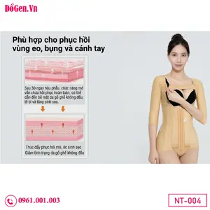 Áo gen dành cho vùng nách, bắp tay, bụng và mông sau liposuction.
