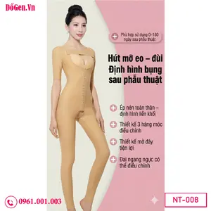 Compression garment sau hút mỡ giúp giảm swelling và shaping body