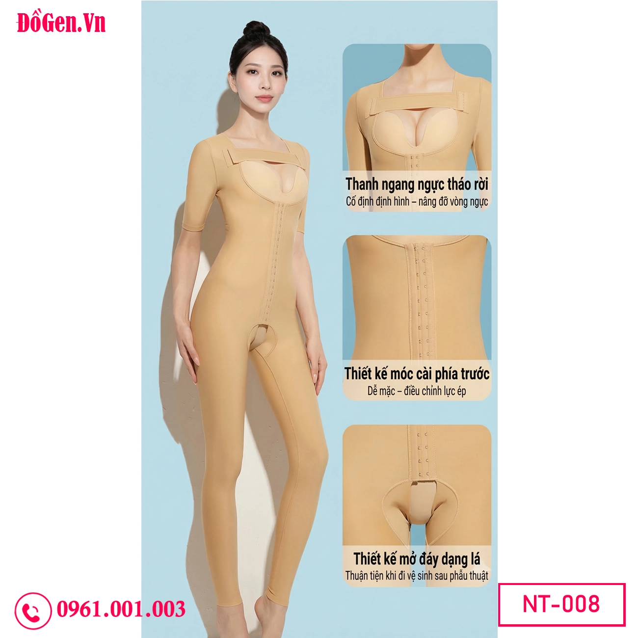 Đồ nịt toàn thân compression suit giảm swelling sau liposuction Đồ nịt toàn thân compression suit giảm swelling sau liposuction