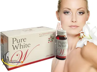 Nước Uống Pure White Collagen Shiseido - Làm Trắng Sáng, Chống Lão Hóa Da Hiệu Quả