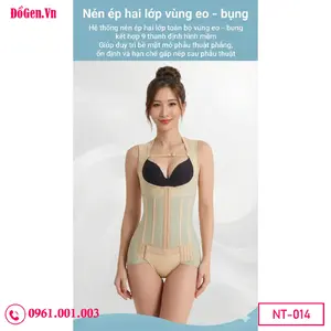 Công dụng giảm sưng tấy và bầm tím của áo gen nịt toàn thân sau hút mỡ.