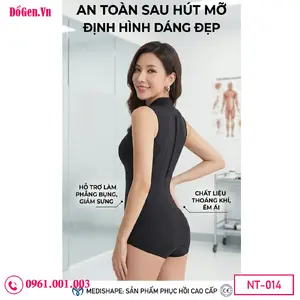 Áo gen định hình đóng vai trò như một chiếc khuôn ép chặt lớp da vào mô cơ, giúp khóa chặt đường cong chữ S lý tưởng chỉ sau 1 tháng kiên trì sử dụng.