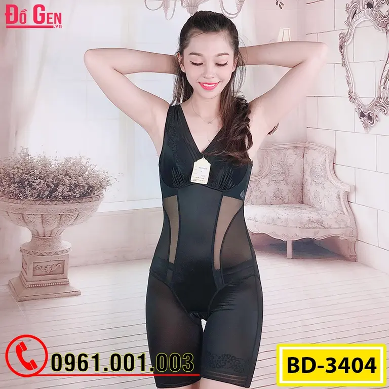Đồ Lót Định Hình - Quần Áo Gen Định Hình Đùi Liền Thân Cao Cấp (Cod: BD-3404)