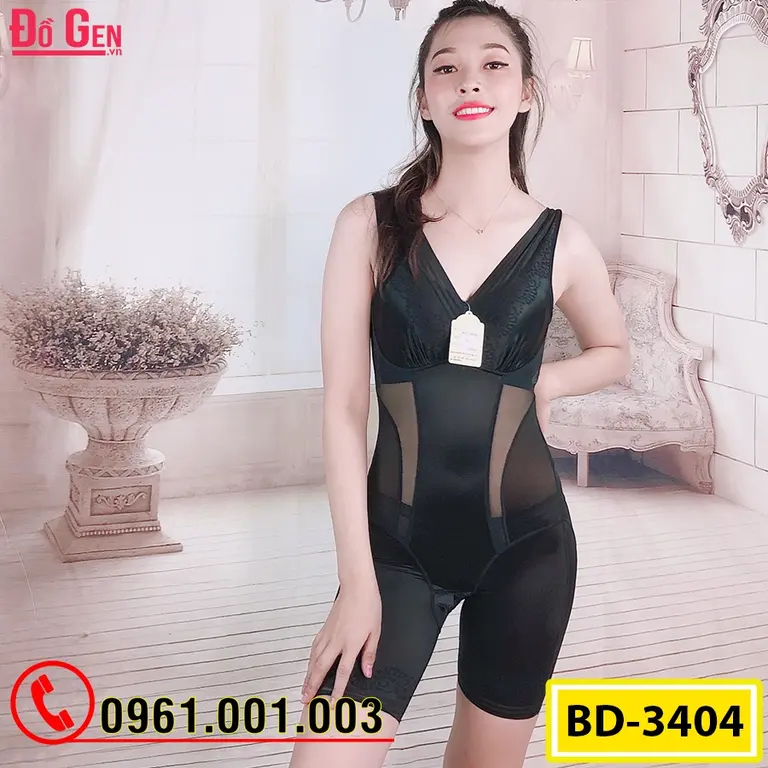 Đồ Lót Định Hình - Quần Áo Gen Định Hình Đùi Liền Thân Cao Cấp (Cod: BD-3404)