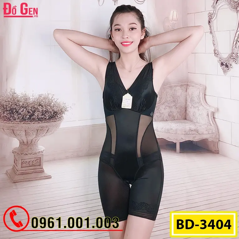 Đồ Lót Định Hình - Quần Áo Gen Định Hình Đùi Liền Thân Cao Cấp (Cod: BD-3404)