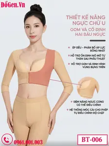 phụ nữ mặc áo gen sau hút mỡ cánh tay
