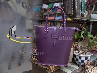 Giỏ Xách Da Thật Mẹ Bồng Con Handmade Olug Mã SP 974