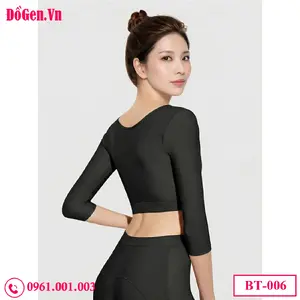 áo gen tay dài sau hút mỡ chất liệu co giãn cao cấp