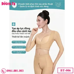 bác sĩ hướng dẫn mặc gen nịt sau hút mỡ bắp tay