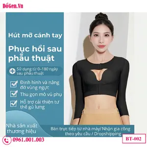 High compression arm shaper featuring breathable mesh panels for all-day comfort.