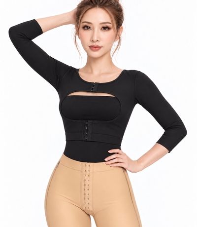 Áo gen bắp tay PL21 Casvico màu đen
