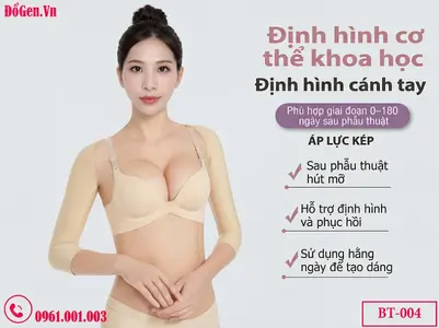 Áo định hình giúp hạn chế chùng da vùng tay