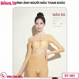 Gen bắp tay sau phẫu thuật thẩm mỹ chuẩn y khoa hỗ trợ gom da chùng nhão.