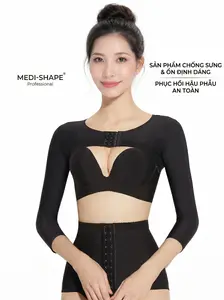 liposuction arm compression shirt reduce fluid retention