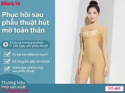 Gen nịt toàn thân sau hút mỡ giữ form body giúp định hình cơ thể gọn gàng hơn