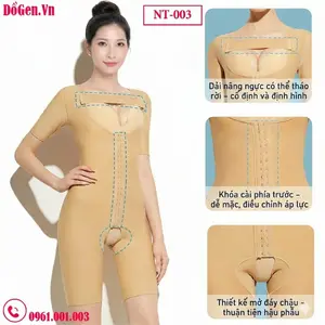 Gen nịt body giữ form chuẩn giúp duy trì vóc dáng sau phẫu thuật