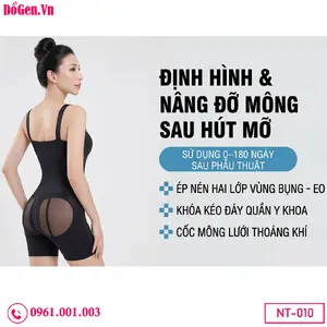 Bodysuit nâng mông định hình - Gom mỡ đùi đẩy lên mông tạo độ căng tròn, săn chắc.