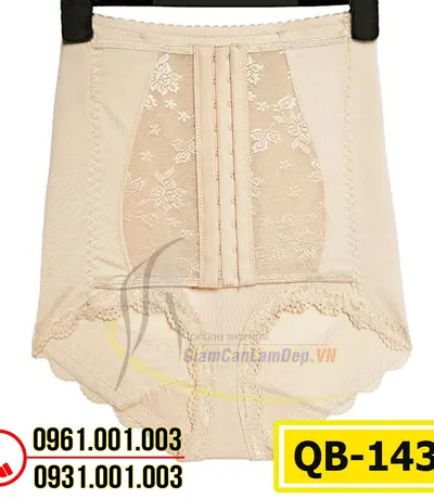 Quần Gen Định Hình Vòng Eo Thon Gọn Có Gài (Cod: QB-143)