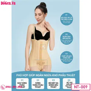 Quần gen nịt bụng cài trước màu da giúp cố định vùng bụng dưới
