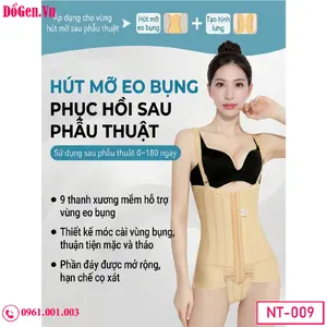 Đai ép giữ dáng sau hút mỡ cơ thể với thiết kế thông minh