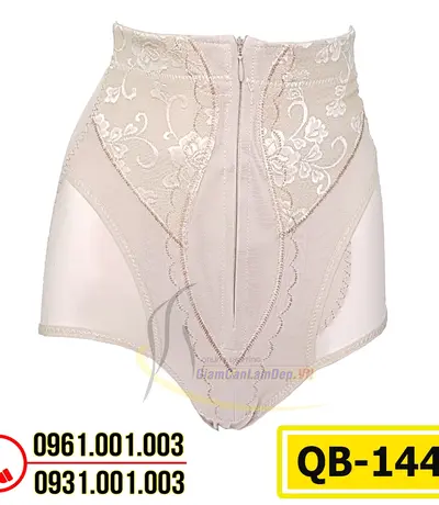 Quần Gen Định Hình Chống Cuộn Có Dây Kéo (Cod: QB-144)