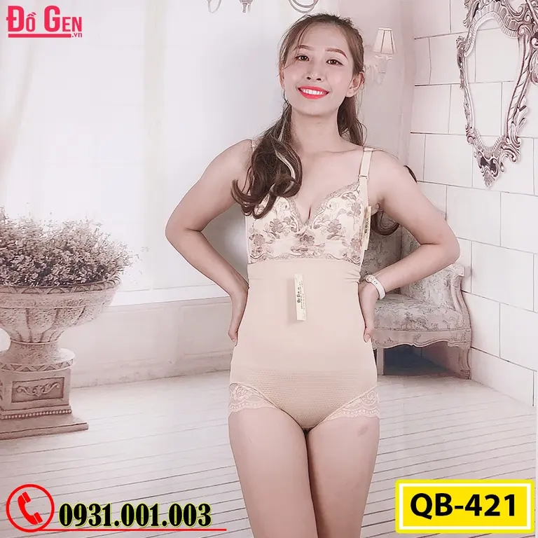 Quần Lót Gen Định Hình - Gen Nịt Bụng Cao Cấp Thu Nhỏ Vòng Eo (Cod: QB-421)