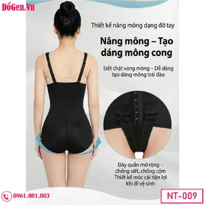 Đai định hình cơ thể nữ màu đen NT-009 thiết kế tinh tế